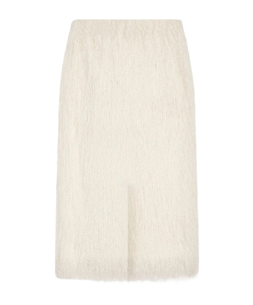 Dries Van Noten Women Sokna Midi Skirt In White