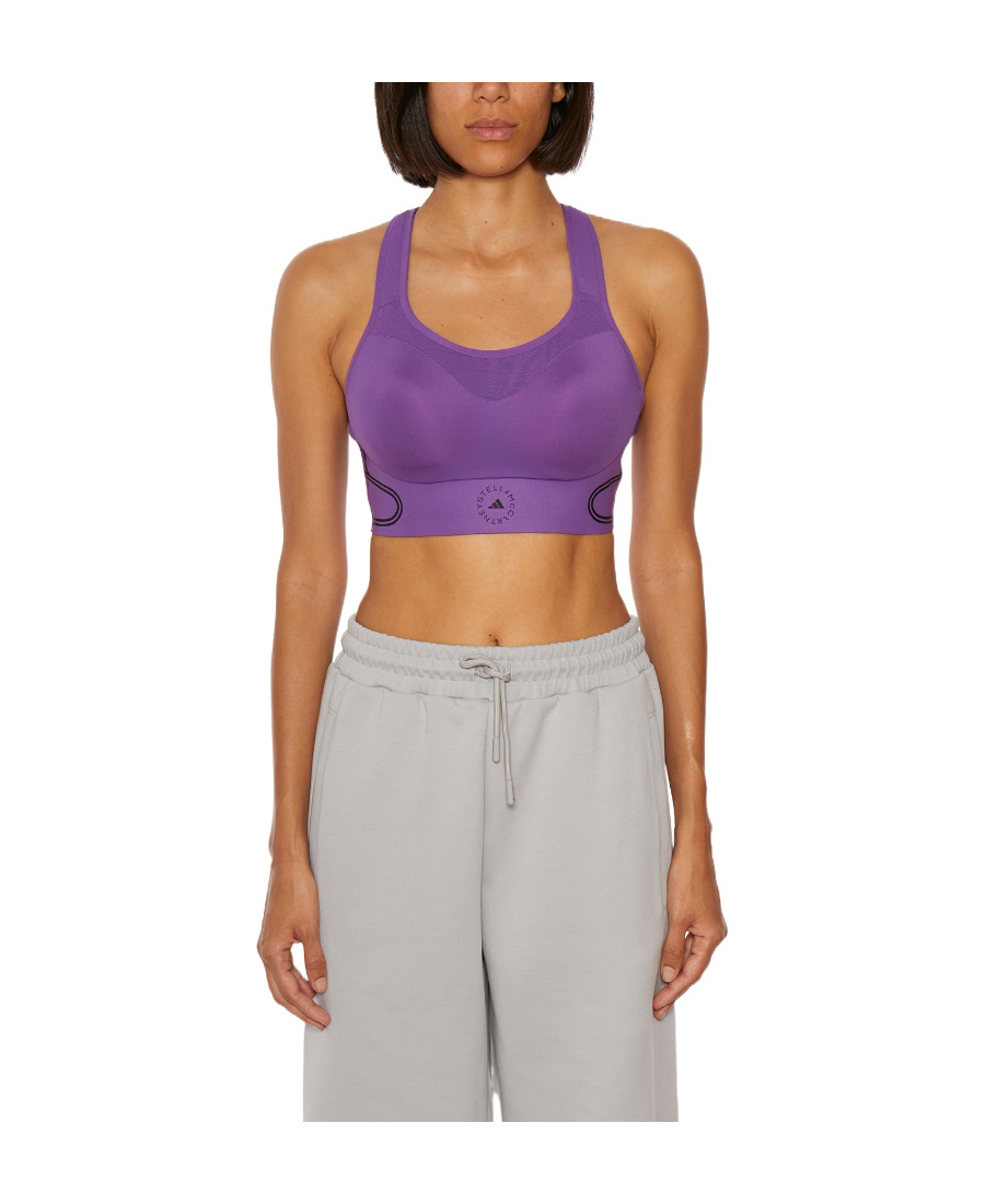 Shop Adidas By Stella Mccartney Logo Vest In Gray