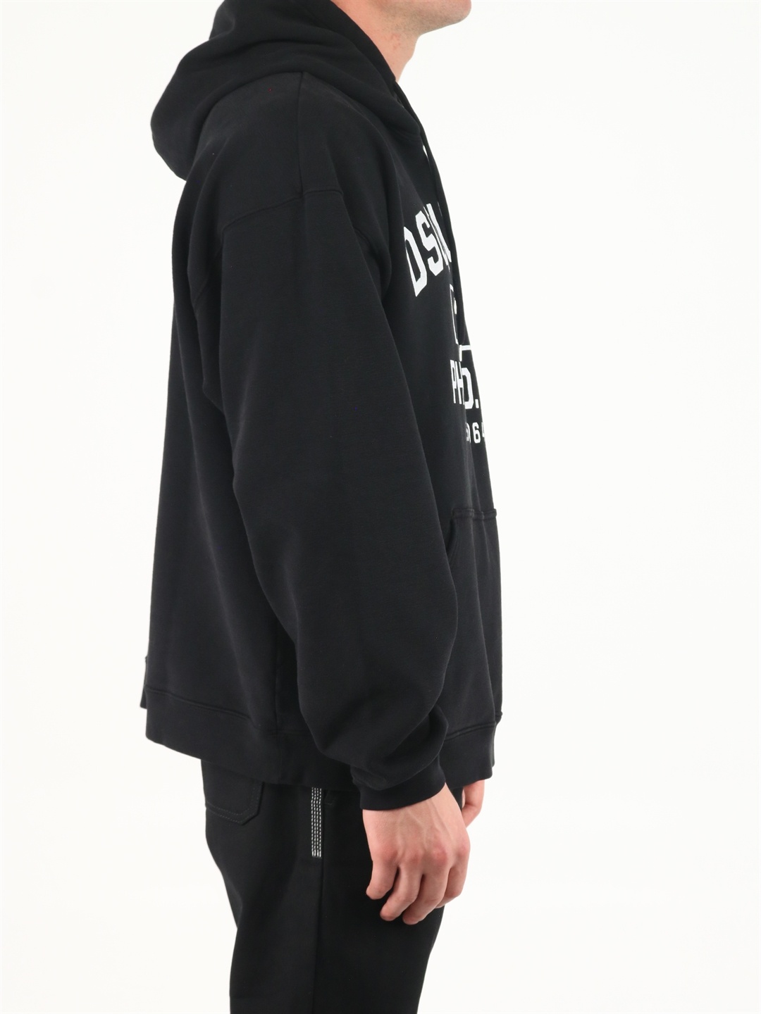 Dsquared2 D2 Xxl Herca Hoodie Black In Black