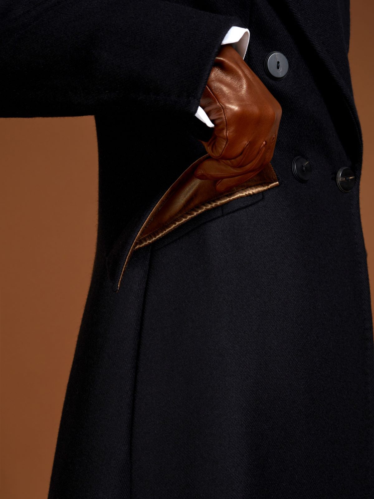 Max Mara Double-breasted Coat In Black