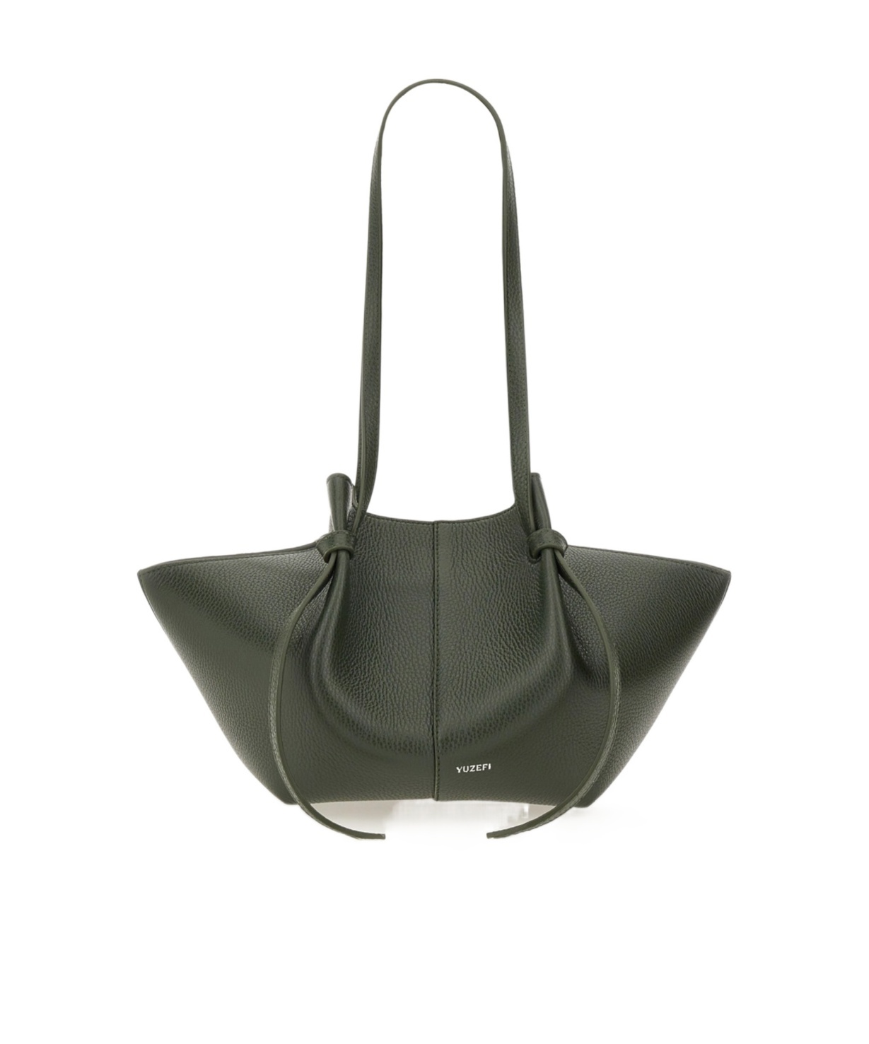 Yuzefi Letter Logo Shoulder Bag In Black