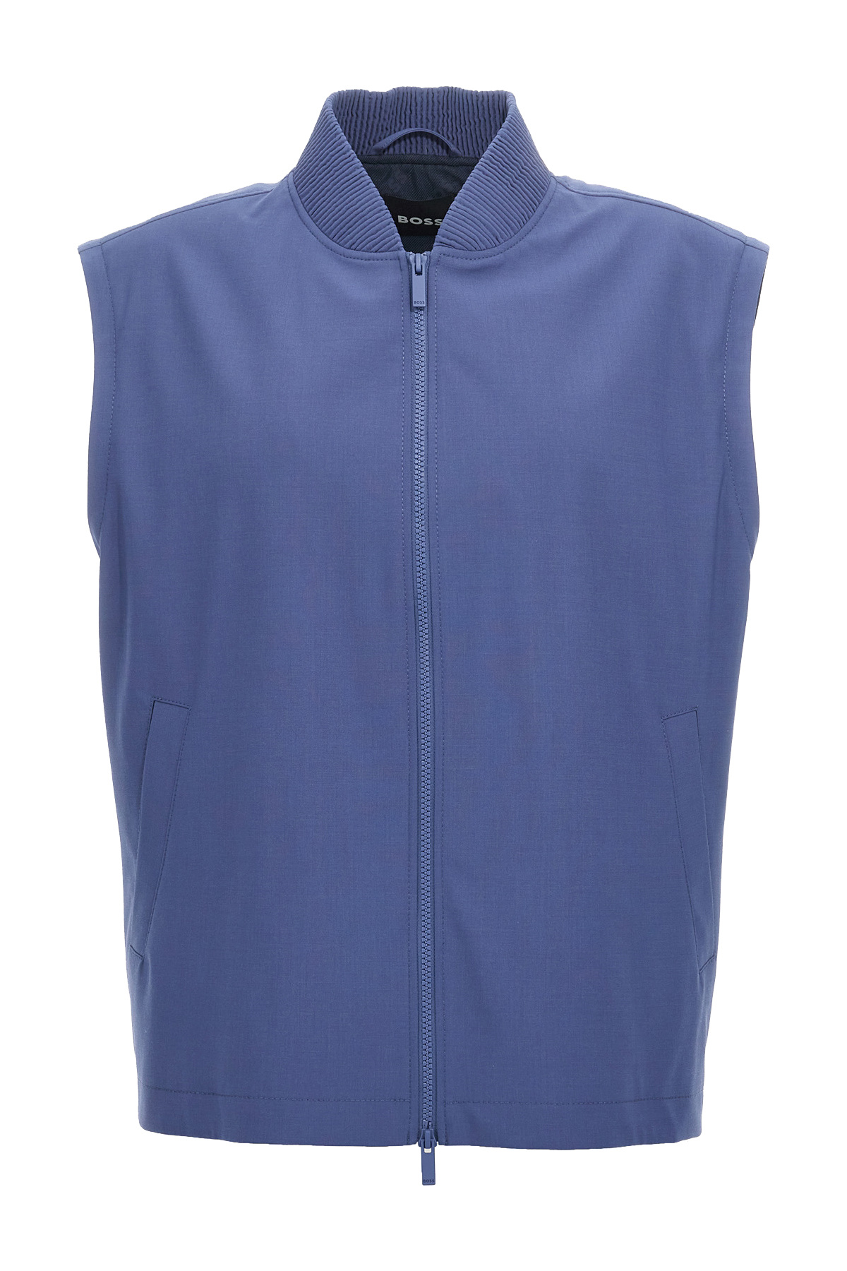 Hugo Boss Light Blue Hanry Pad Jacket In Blue