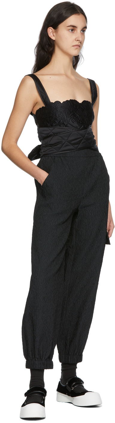 Cecilie Bahnsen Black Sleeveless Sling In Black