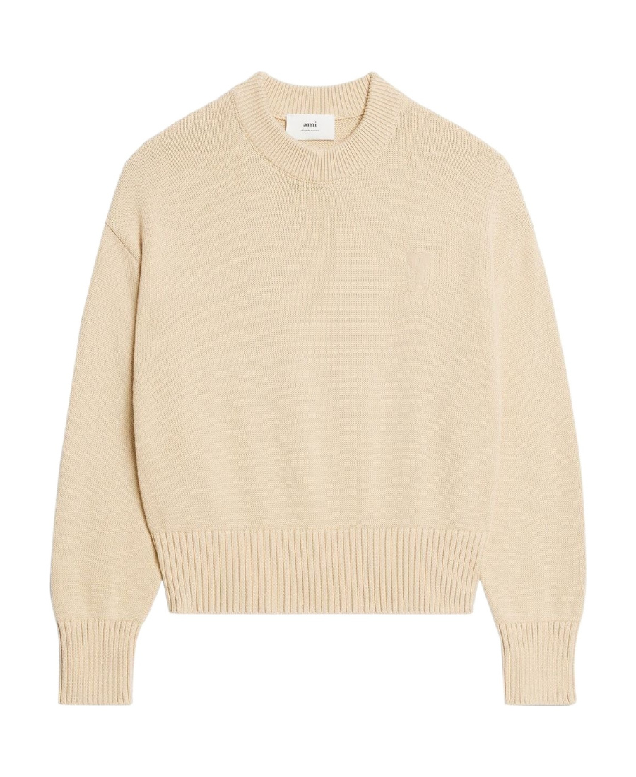 Ami Alexandre Mattiussi Ami Paris Sweaters In Nude