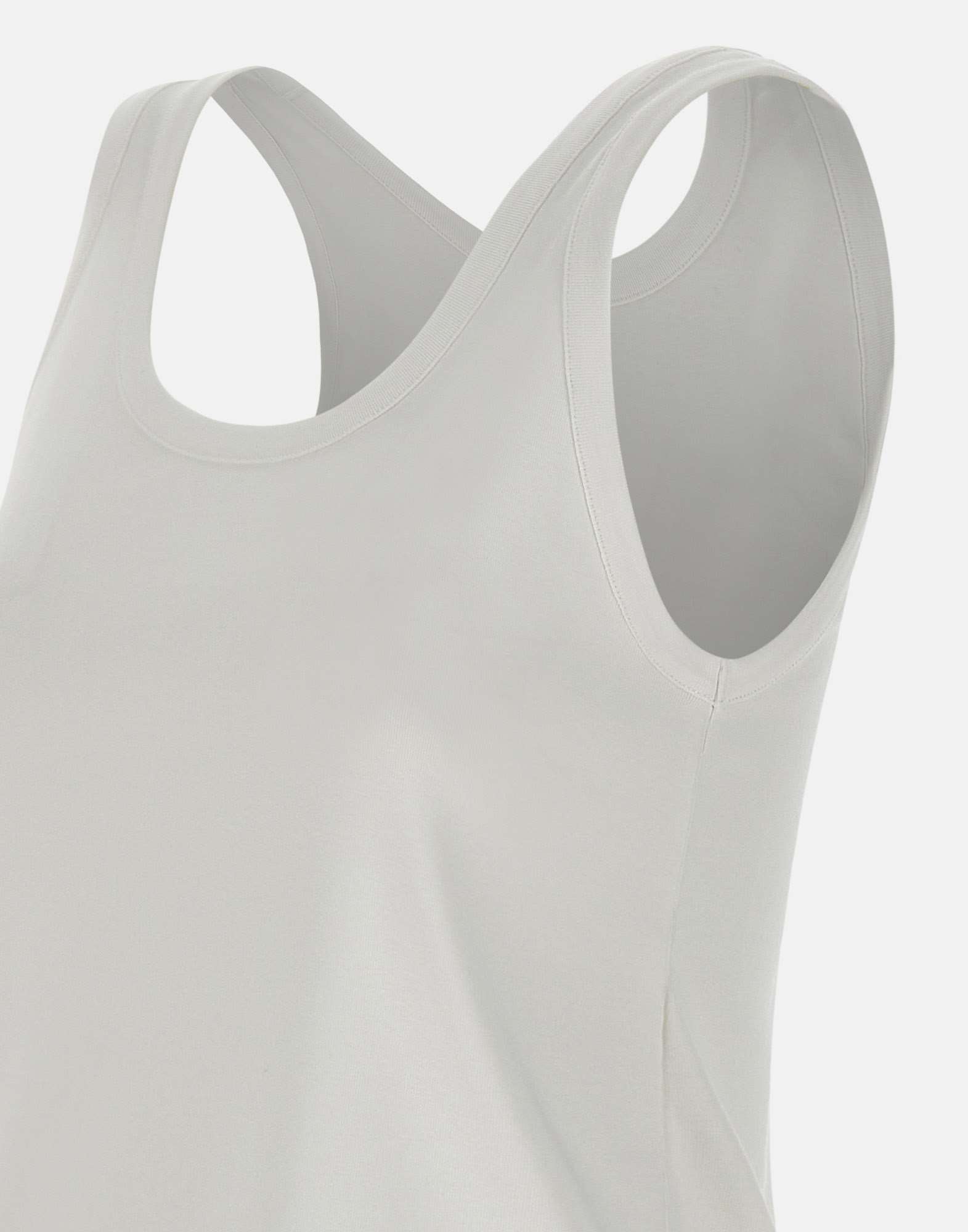 Eleventy Crew-neck Tank Top In Neutral