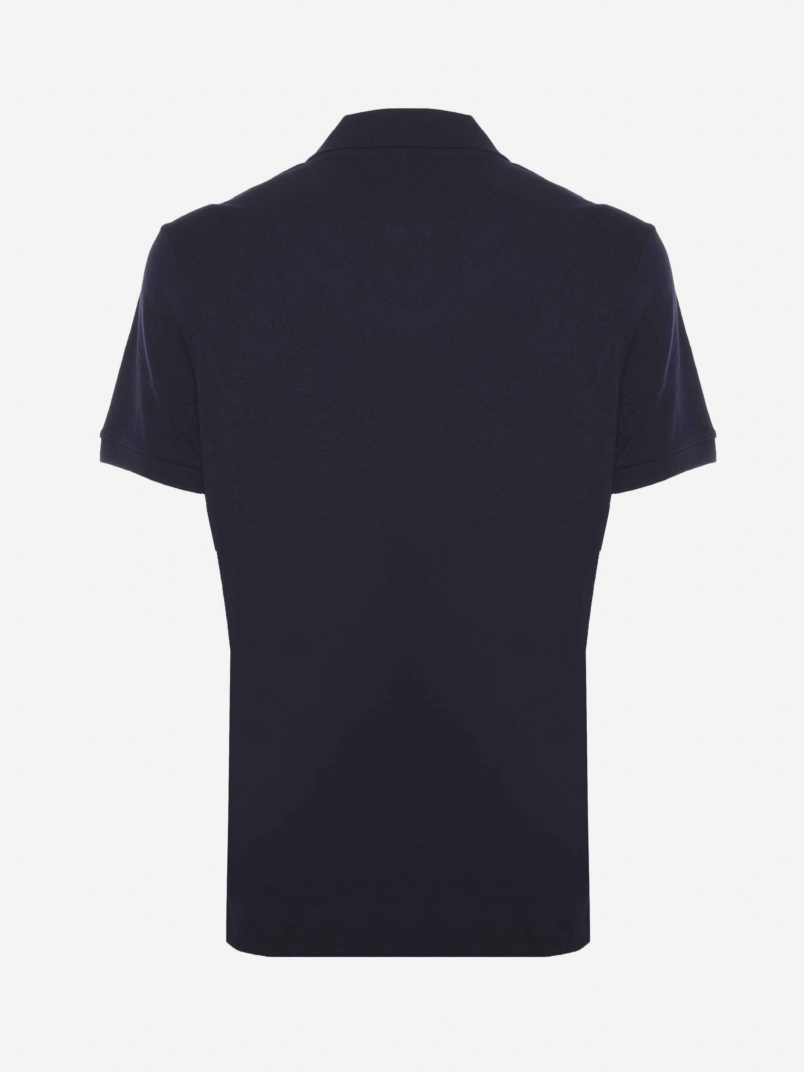 Lacoste Stretch Pique Short-sleeve Slim Fit Polo Shirt In Black
