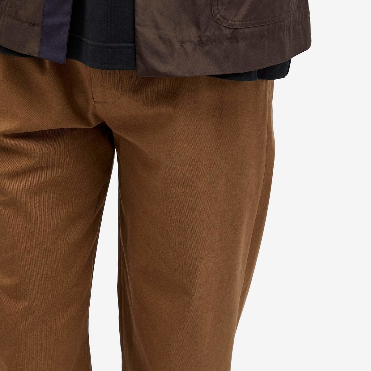 Dries Van Noten Belt-loop Casual Pants In Brown