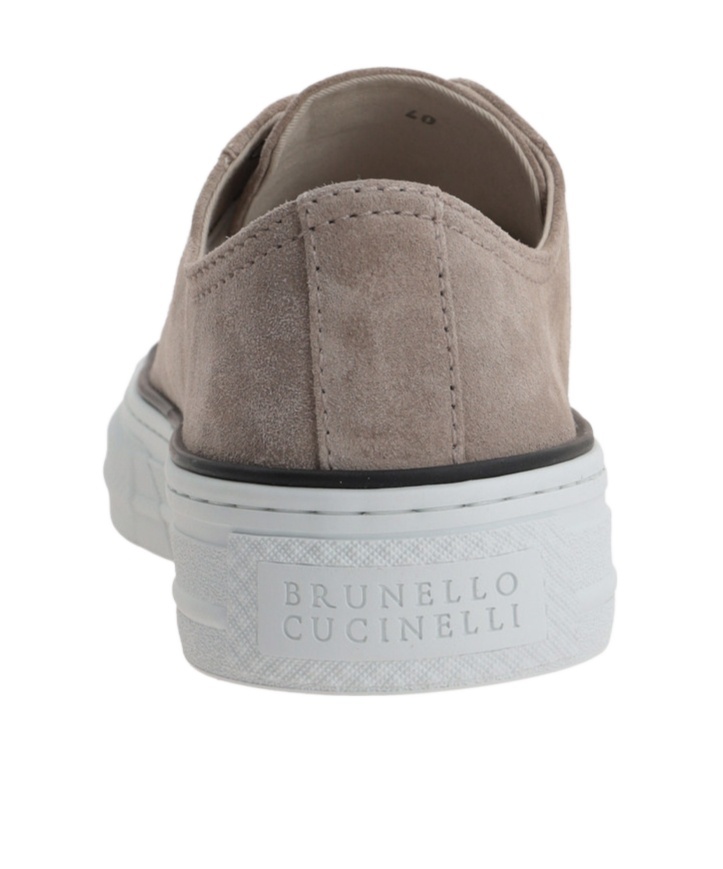Brunello Cucinelli Monili-toecap Sneakers In Nude