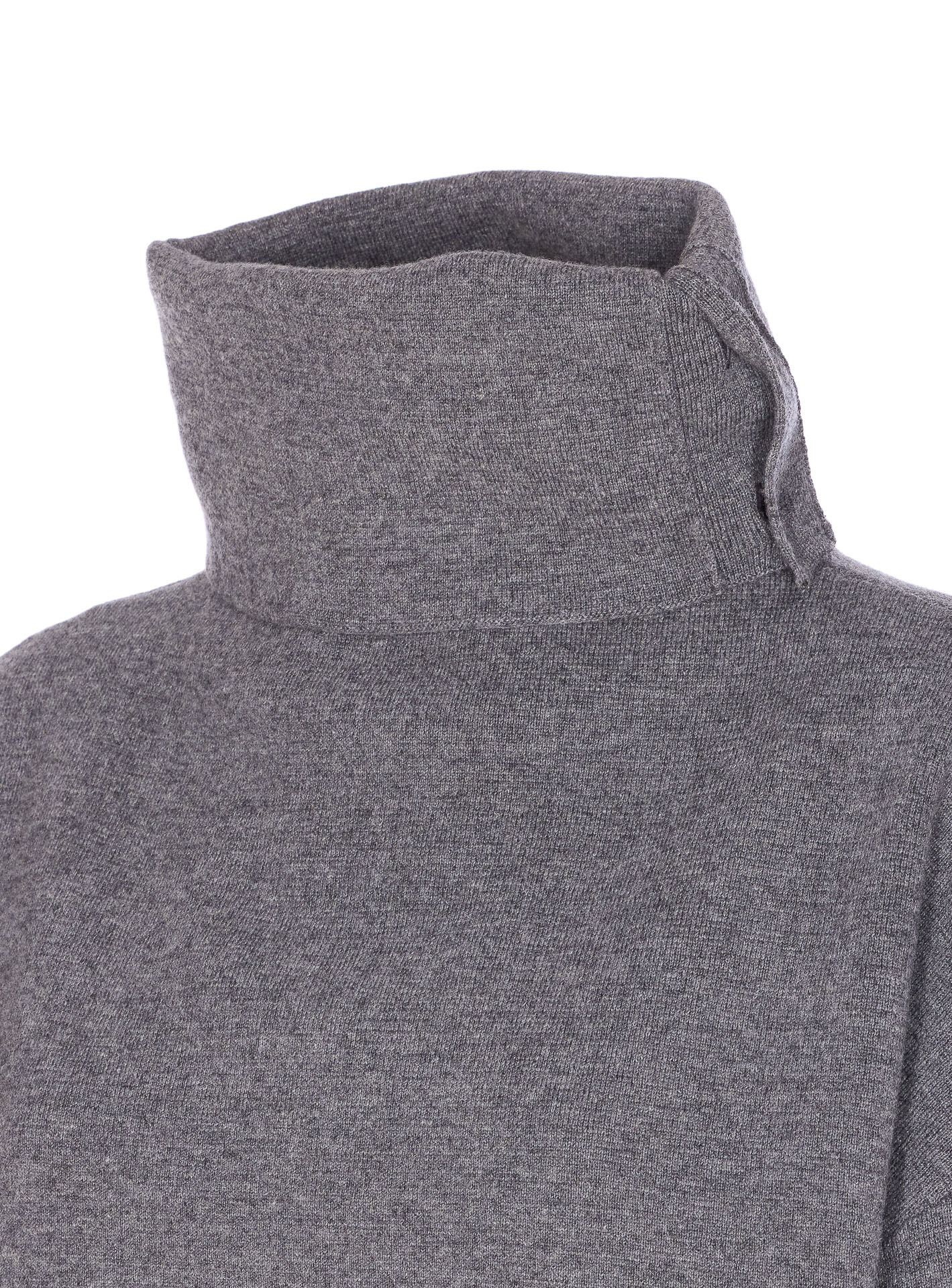Haikure Turtleneck Long-sleeved Sweater In Gray