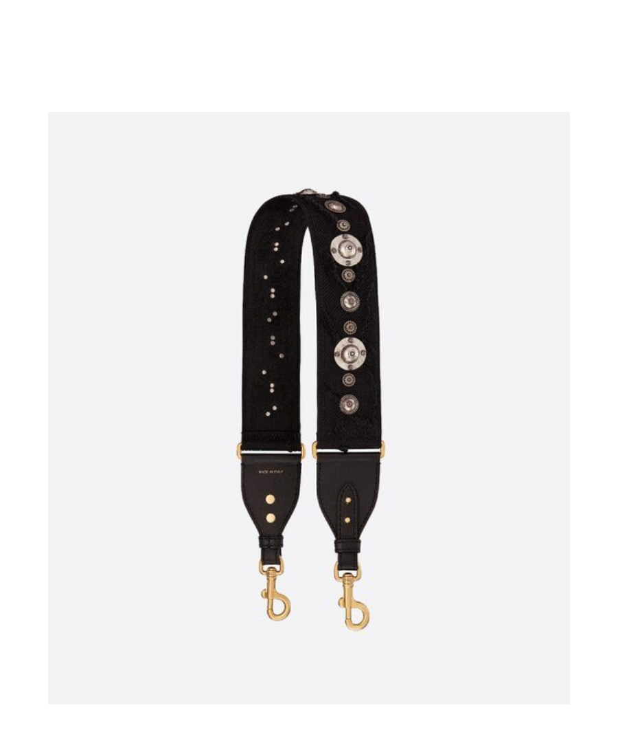 Dior Black Strap In Black