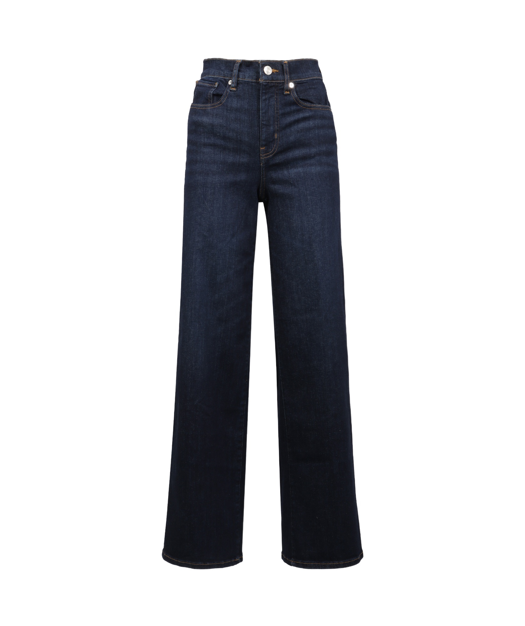 Frame Wide Leg Jeans In Black
