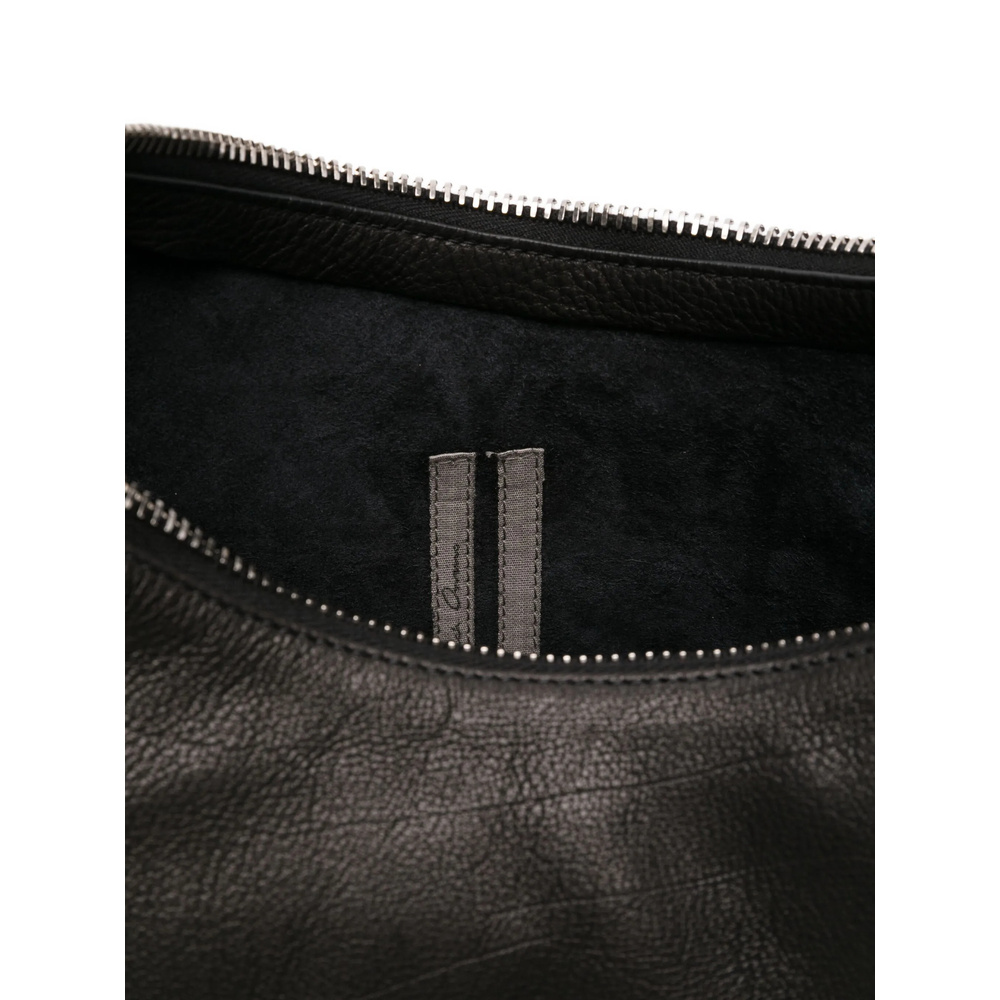 Rick Owens Small Gemini Shoulder Bag In Black