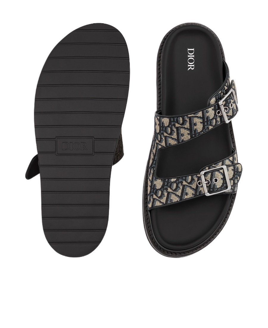 Dior Aqua Sandals In Black