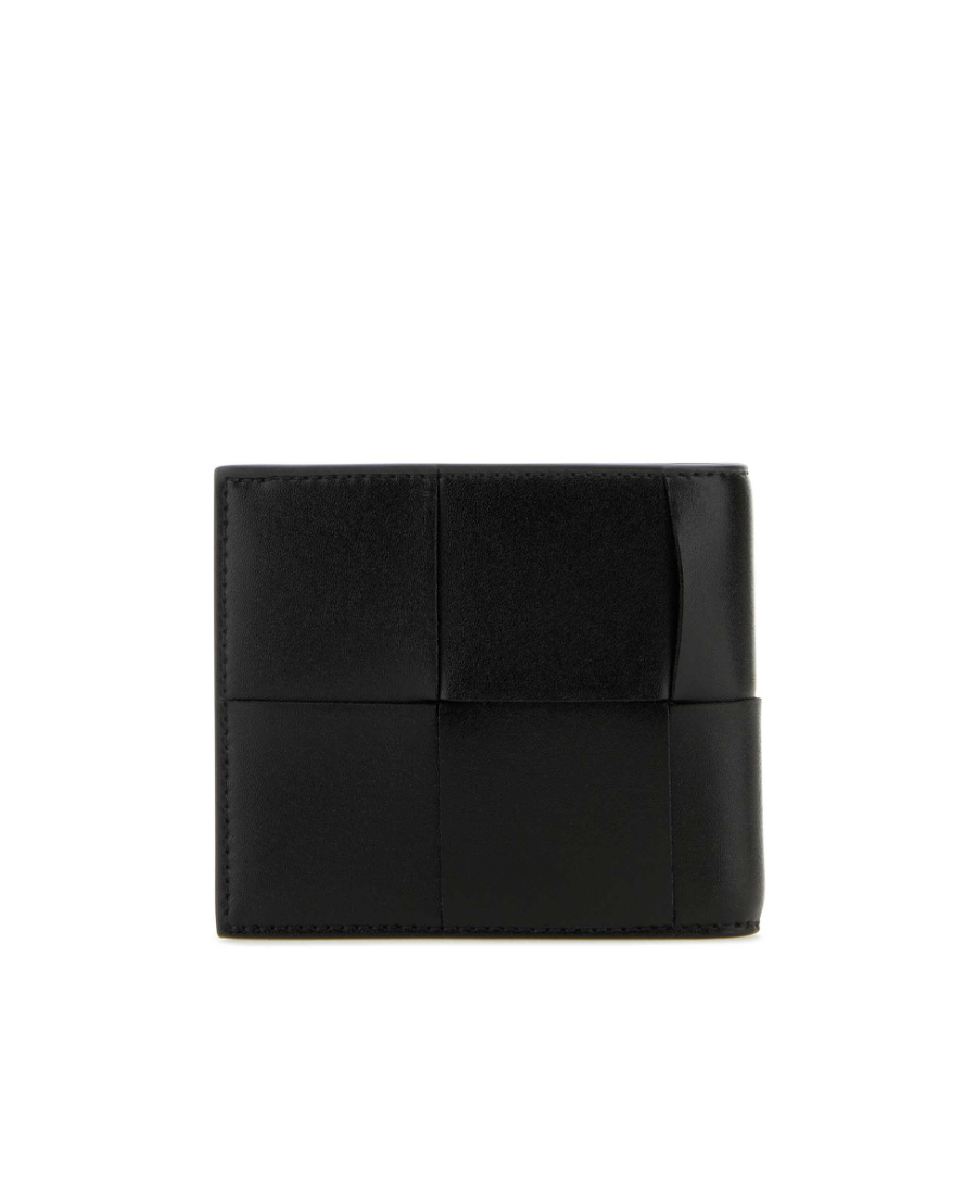 Shop Bottega Veneta Cassette Bi-fold Wallet In Black