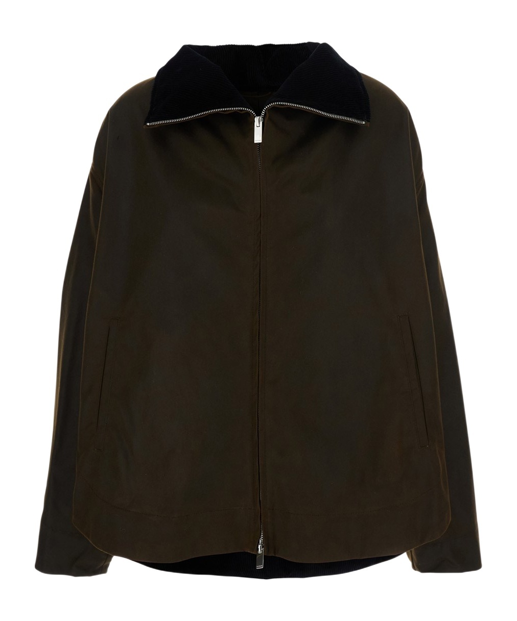 Totême Long-sleeved Casual Jacket In Green