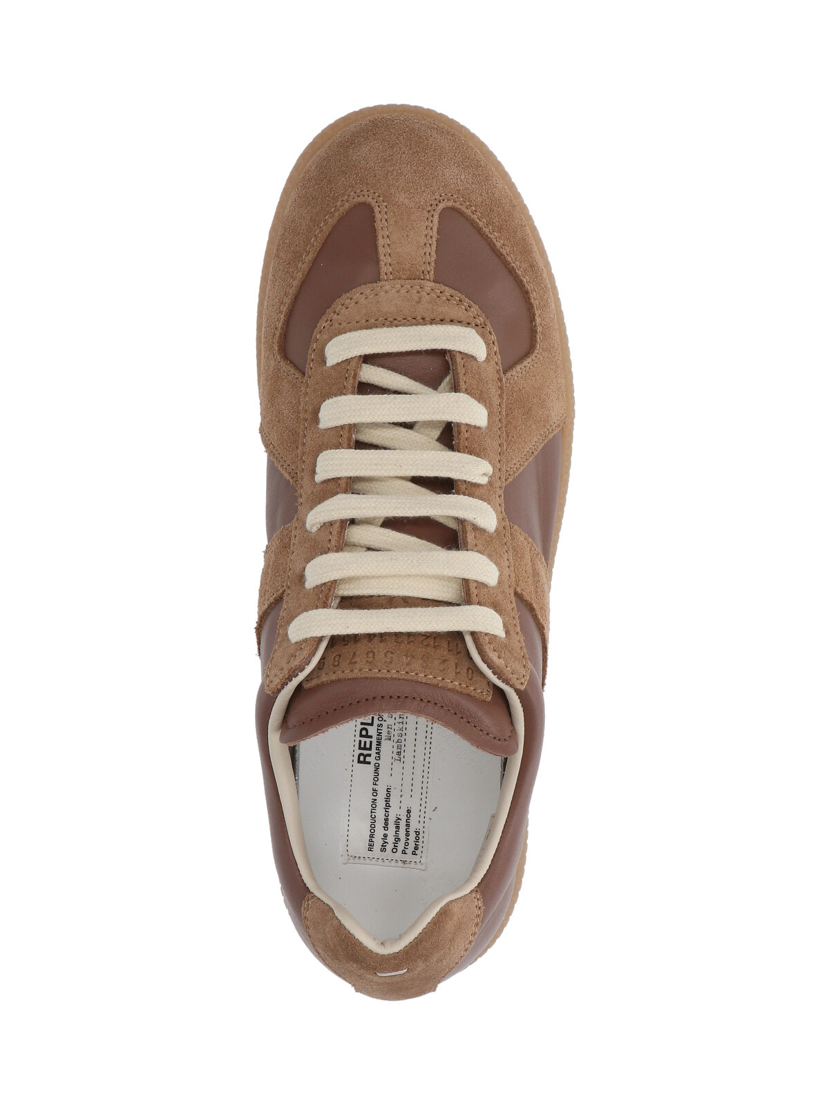 Maison Margiela Contemporary Low Top Sneakers With Contrast Stitching In Multi