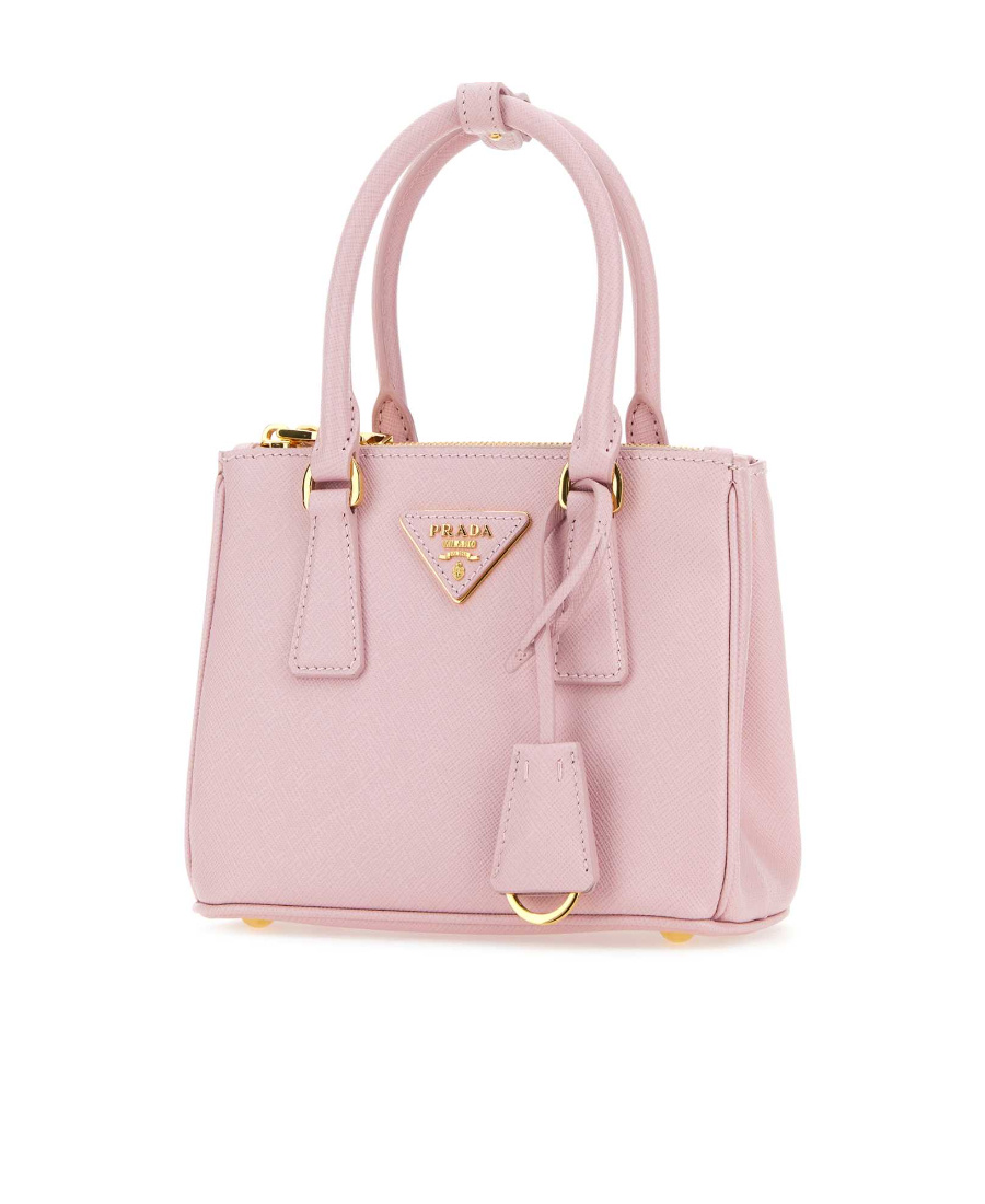 Prada Mini Galleria Leather Bag In Pink
