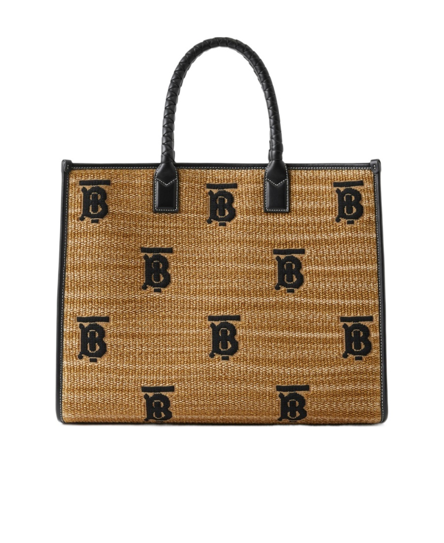 Burberry Medium Freya Tote Bag In Brown