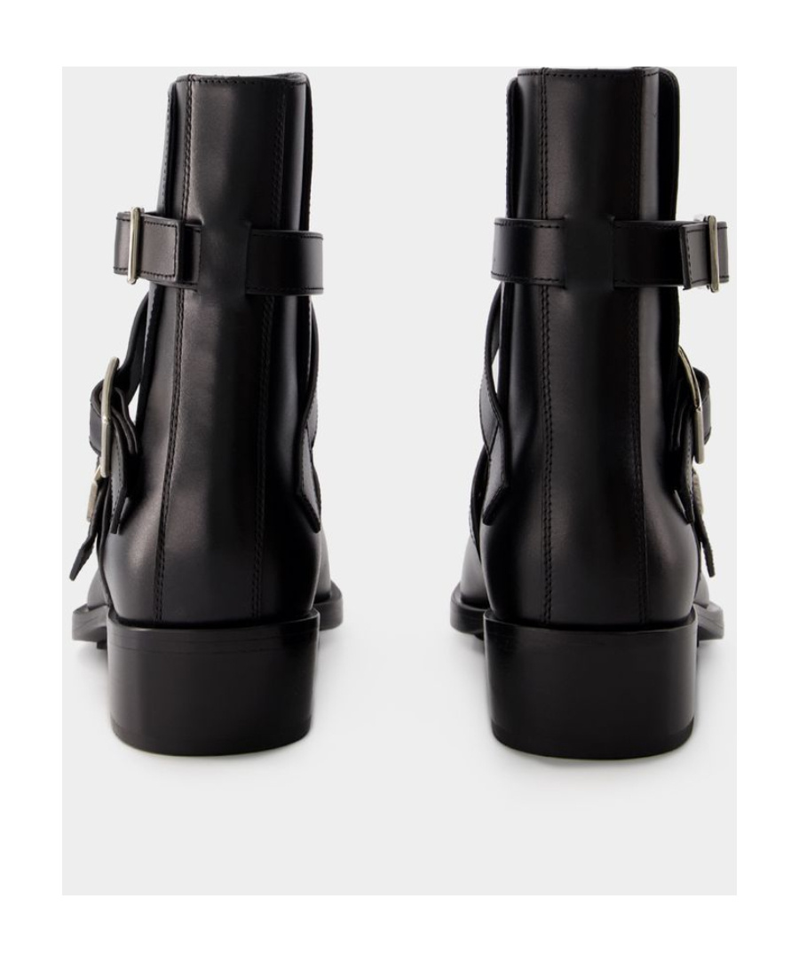 ALEXANDER MCQUEEN PUNK TRIPLE STRAP 40MM BOOTS