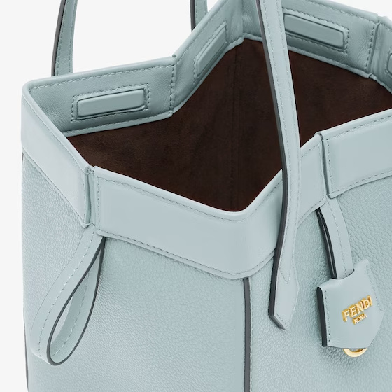 Fendi Origami Mini Bucket Bag In Blue