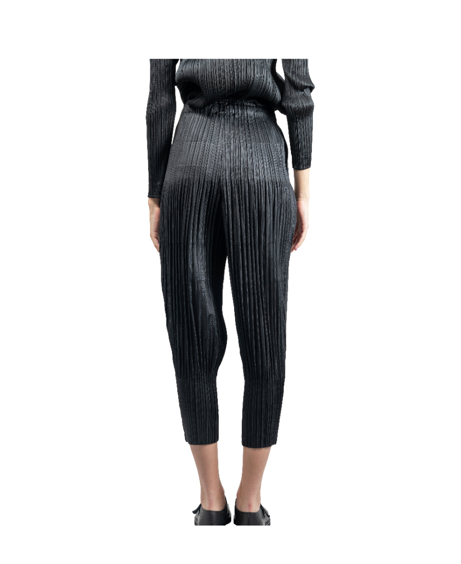 Shop Issey Miyake Thicker Bottoms 2 Plissé Trousers In Black