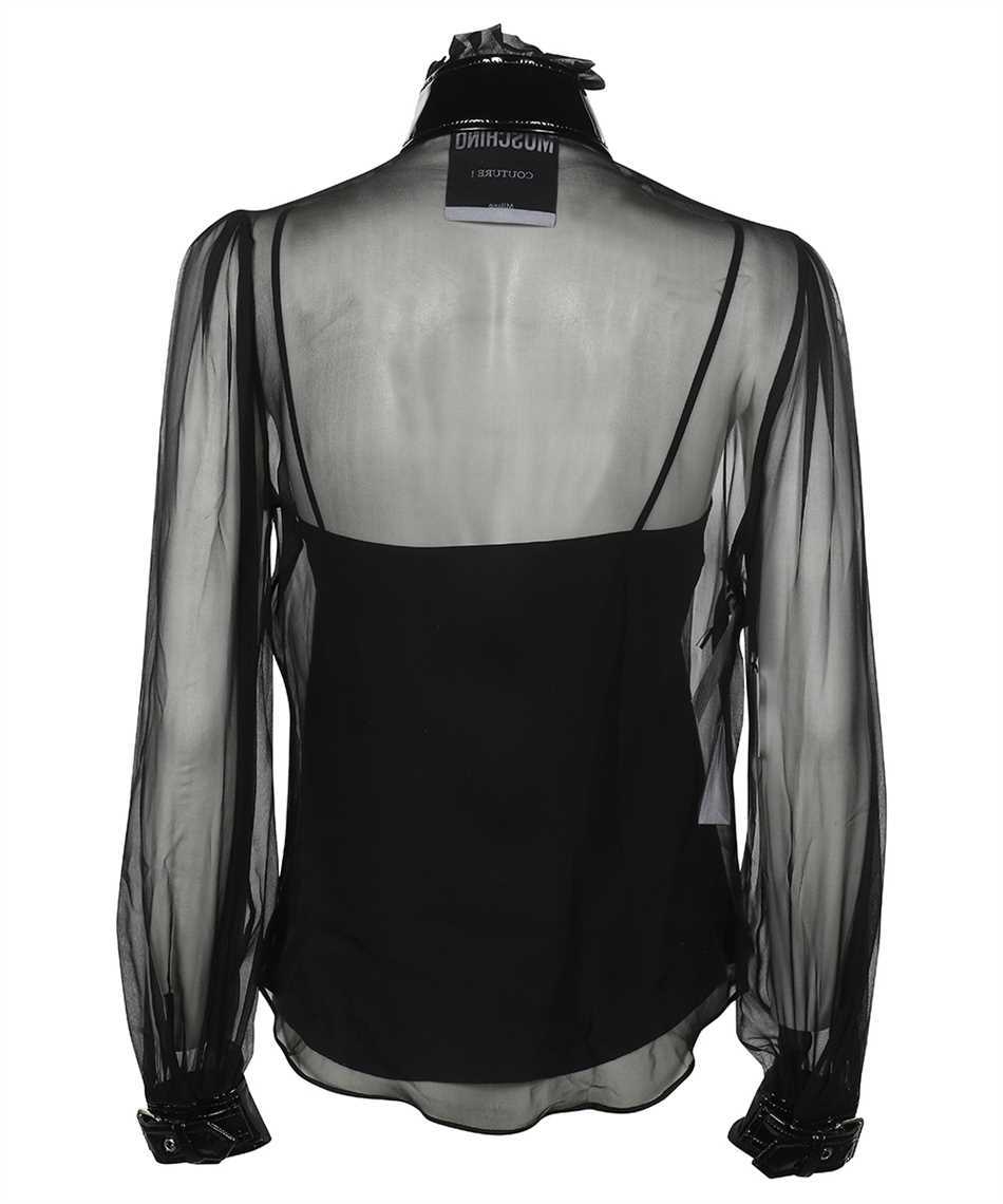 Moschino Silk Blouse In Black