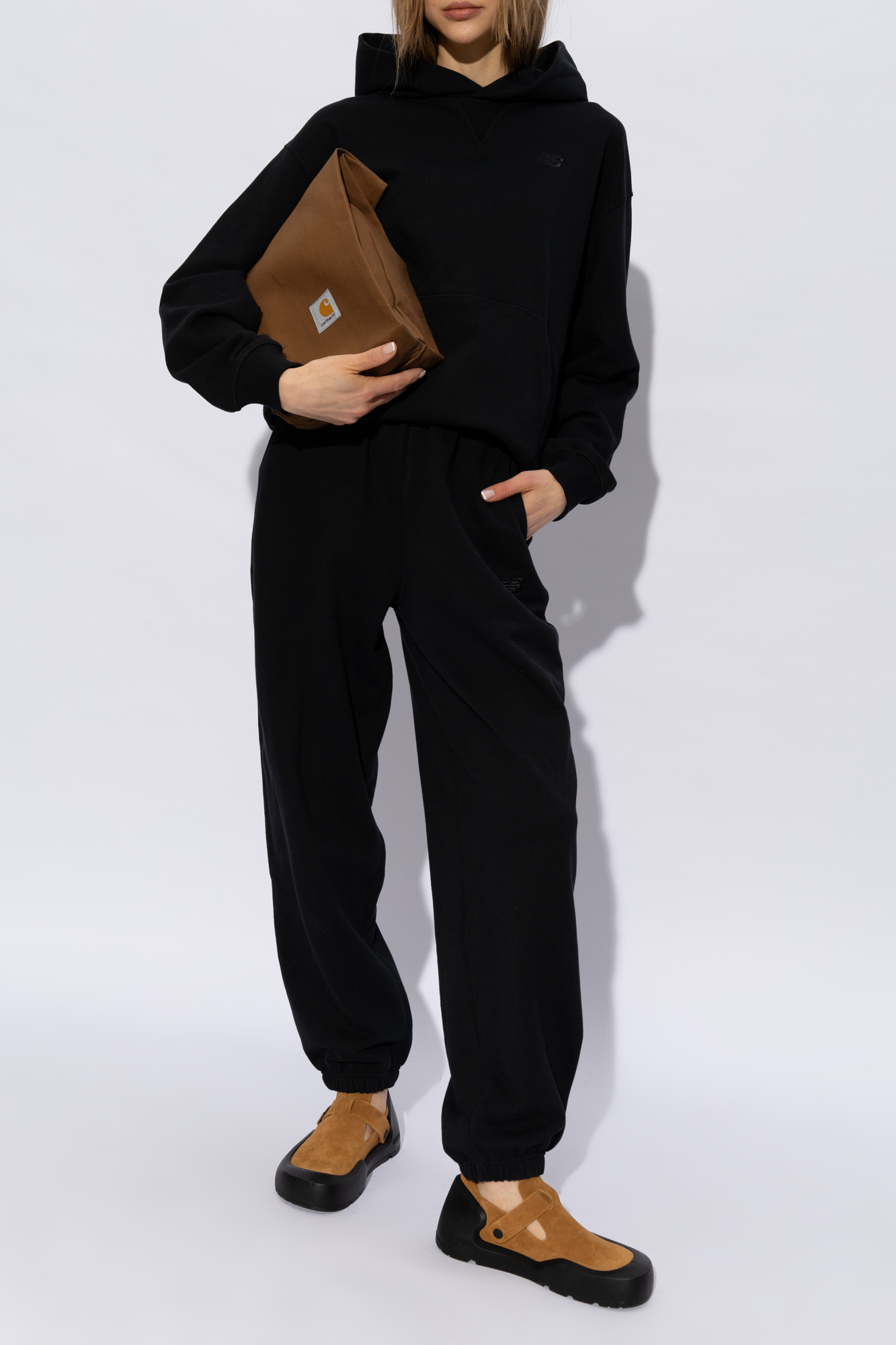 Birkenstock Reykjavik Suede Clogs In Black