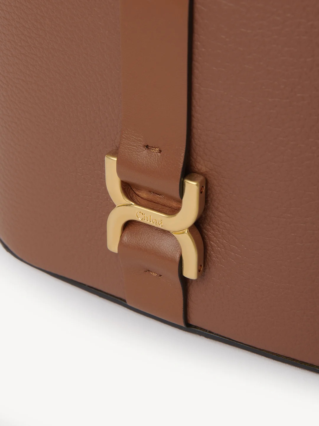Chloé Marcie Series Mini Shoulder Bags In Brown