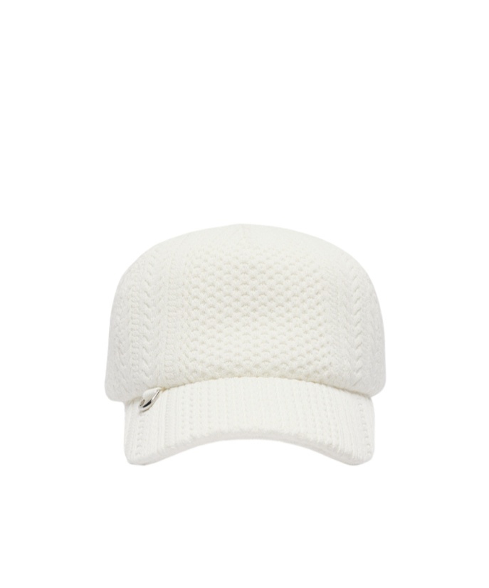 Jacquemus Belo Baseball Cap In White