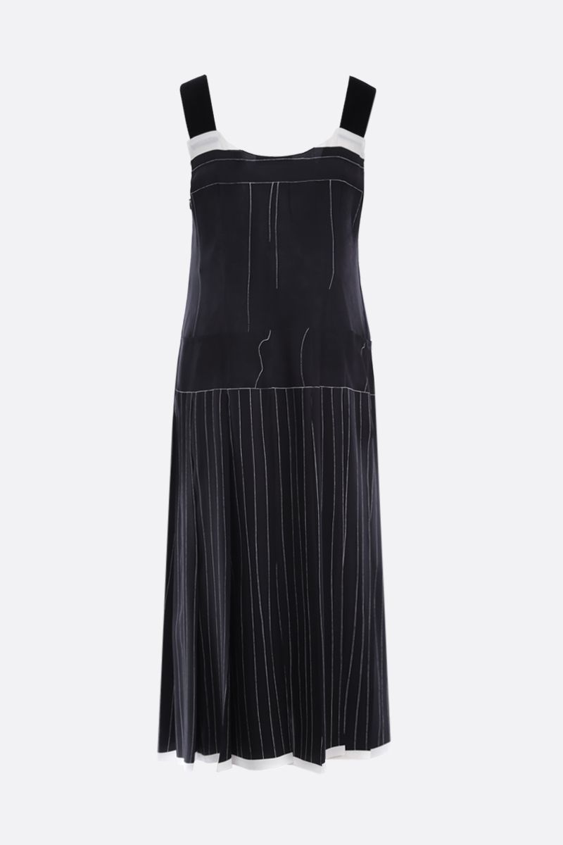 Prada Women's Silk Dress In Black