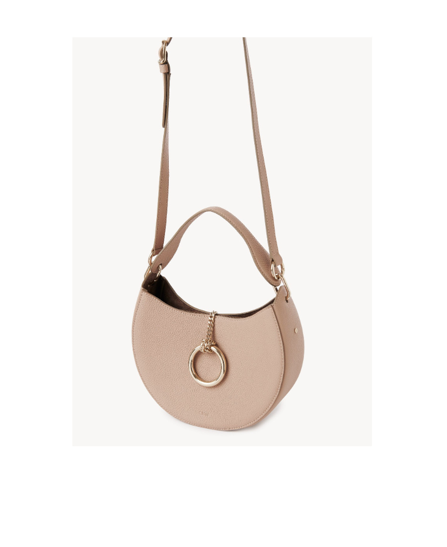Chloé Arlene Leather Bag In Nude