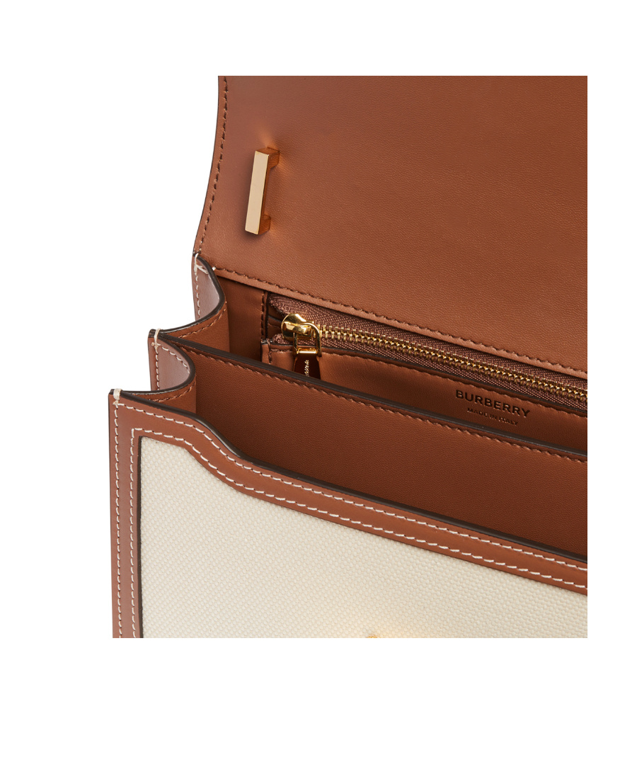Burberry Small Tb Crossbody Bag In Nude