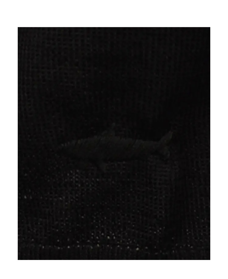 Paul & Shark Round-neck Knitted Jumper In Black