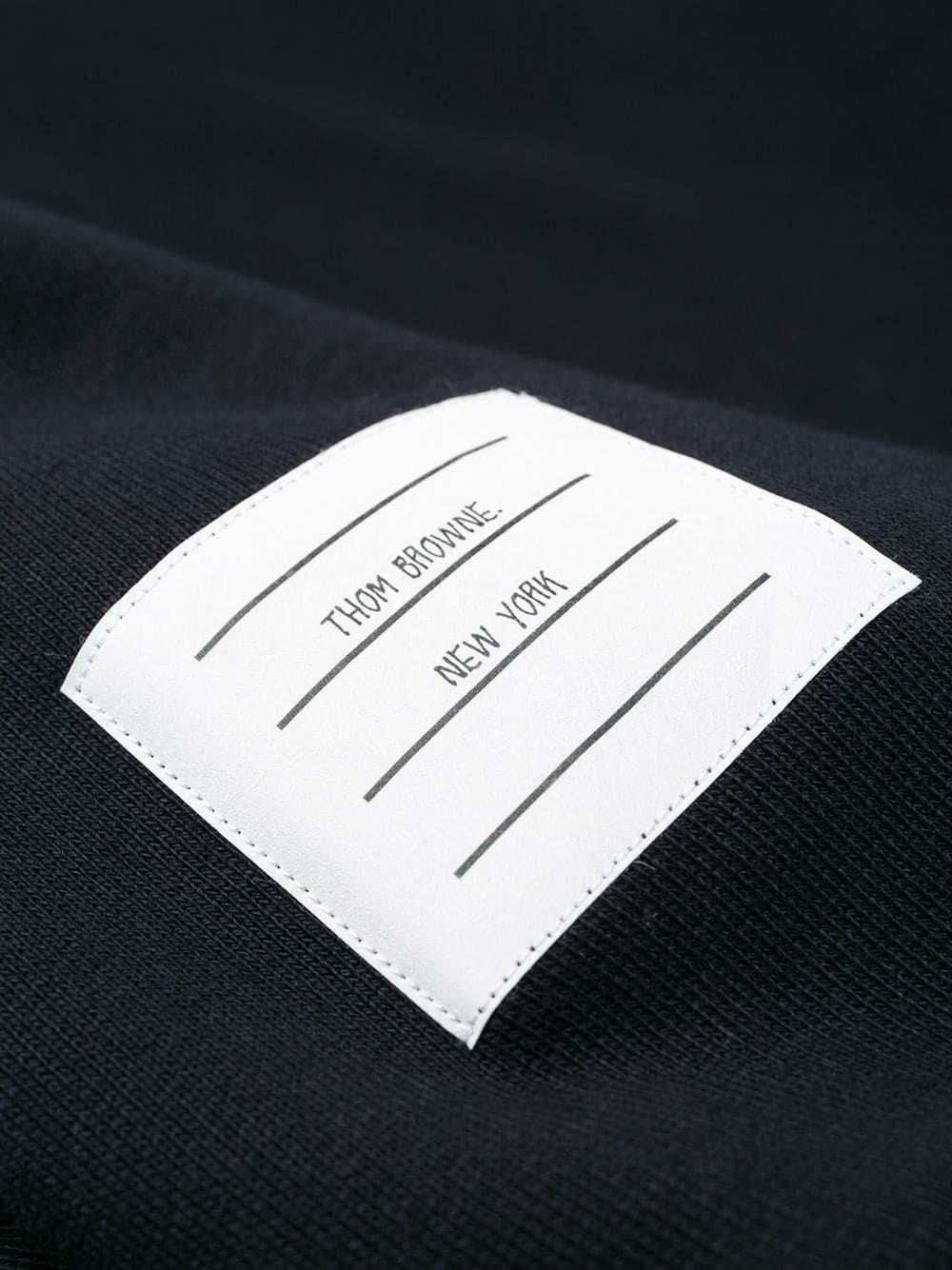 THOM BROWNE THOM BROWNE RWB-STRIPED CREWNECK SWEATSHIRT