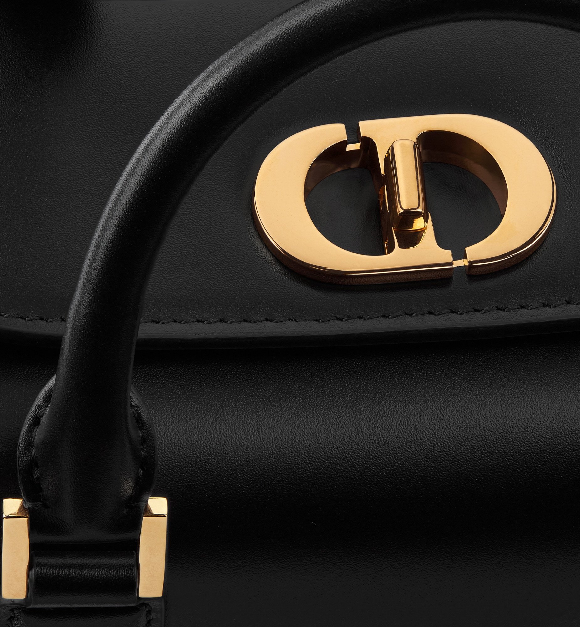 Dior Boston Small Shoulder Bag In Black