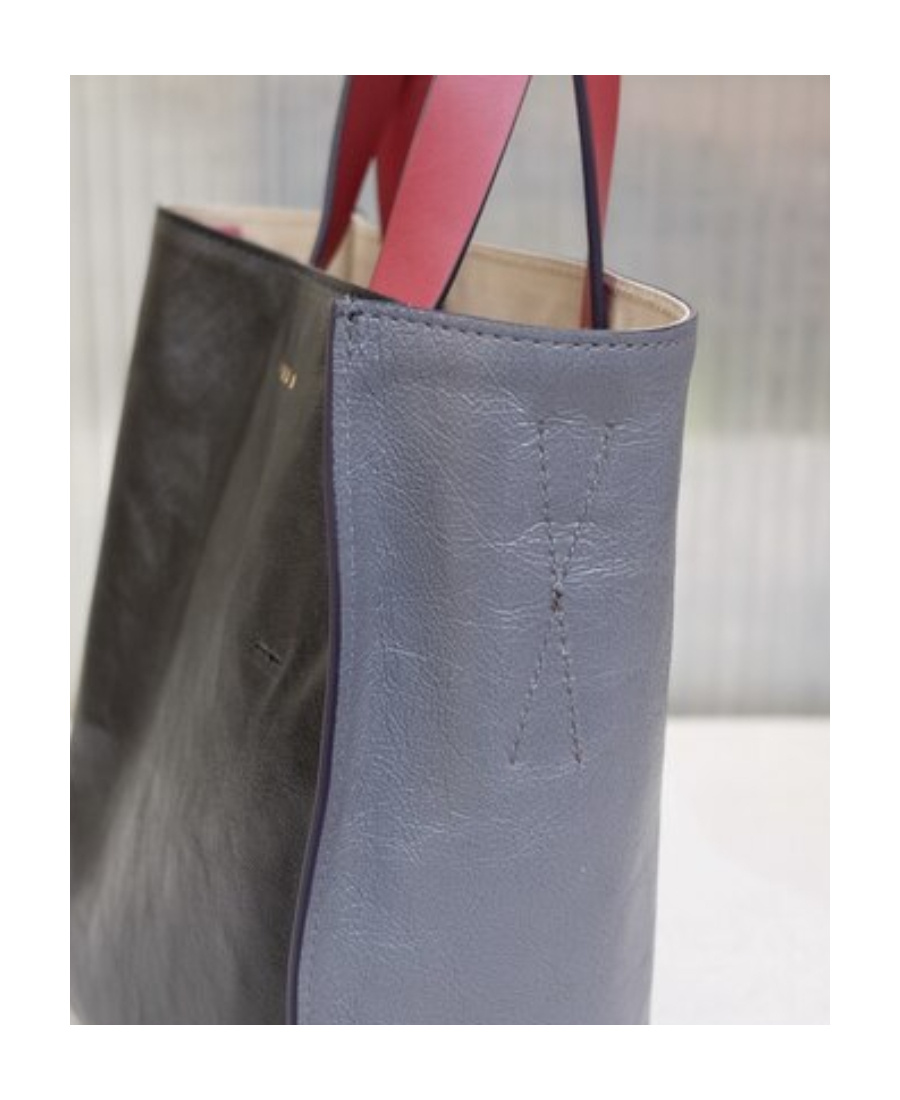 Marni Museo Leather Tote Bag In Black