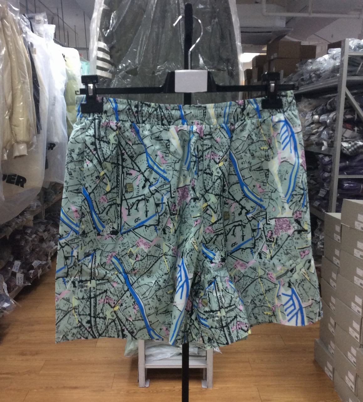 Fendi Pattern Printed Shorts In Gray