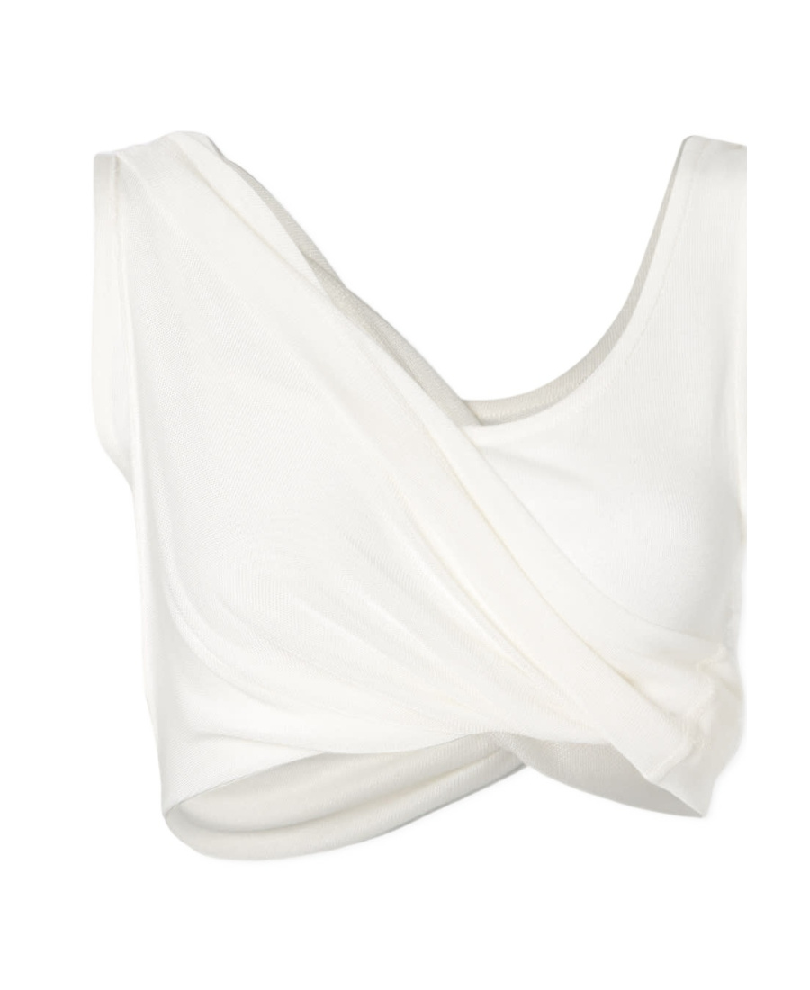 Heron Preston Twisted Pleated Vest In White