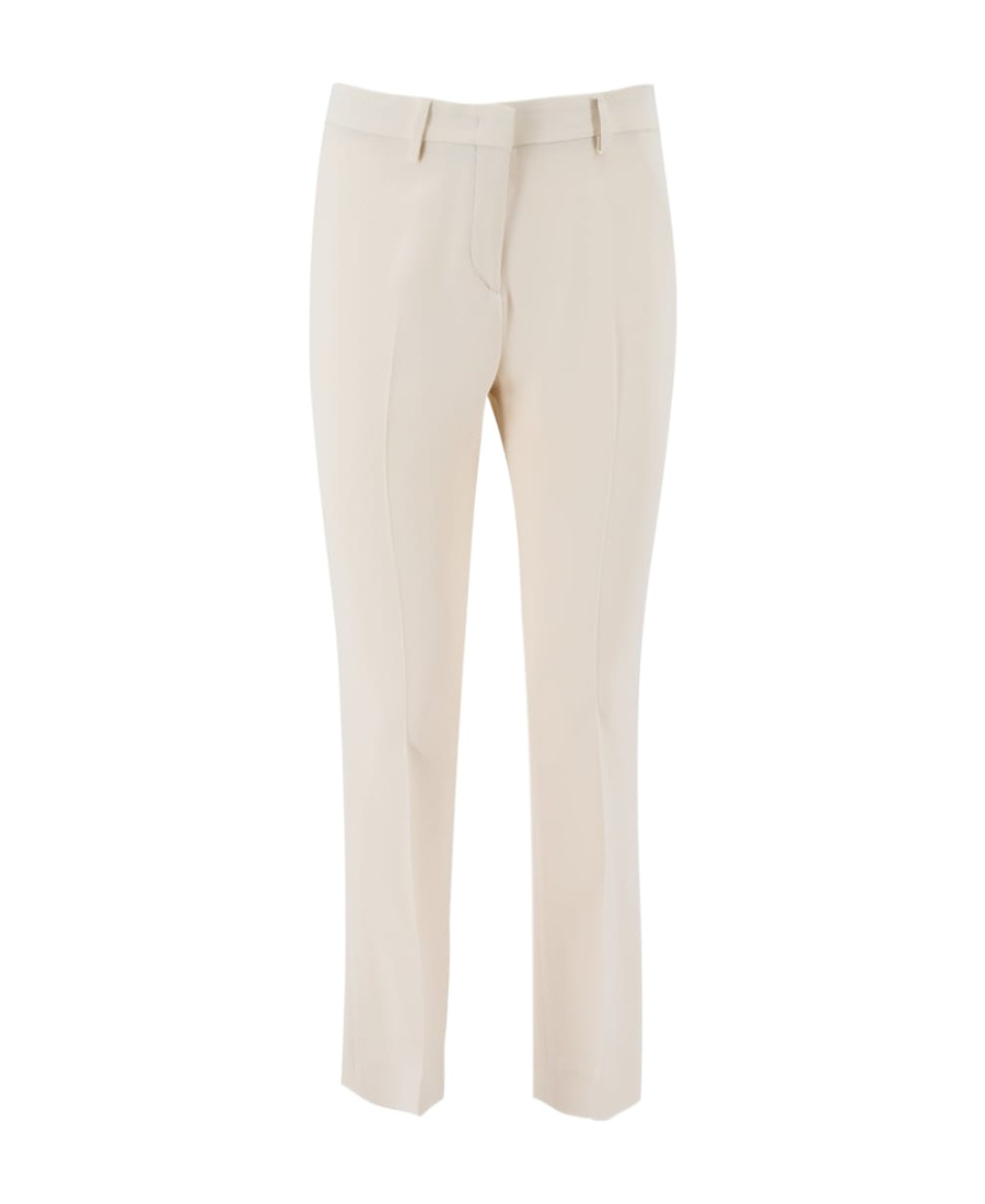 Etro Cropped Tailored Trousers In White