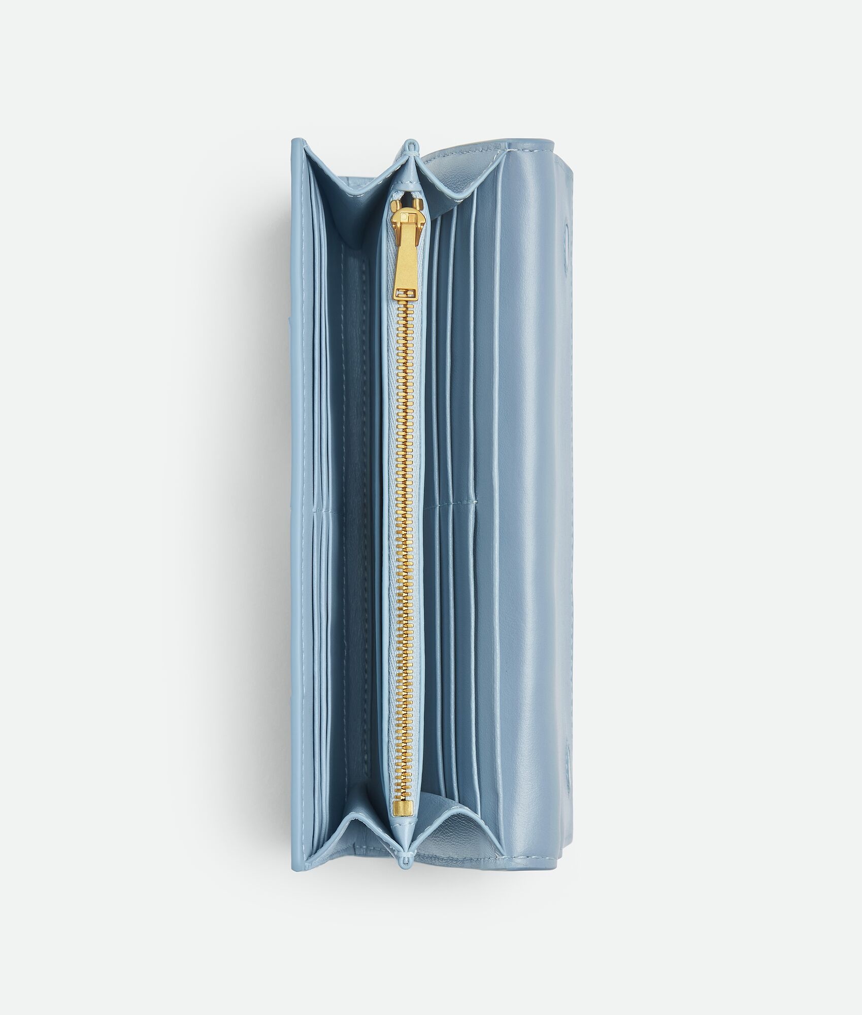 Bottega Veneta Bottega Veneta Cassette Large Flap Wallet In Blue