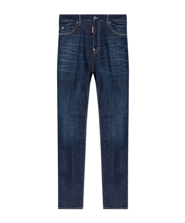Dsquared2 Straight Leg Trousers With Belt Loops