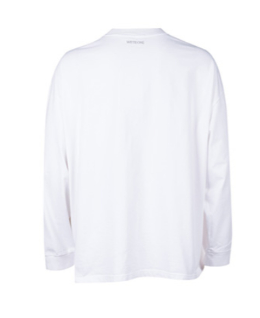 We11 Done White Oversized Cargo Pocket T-shirt In White
