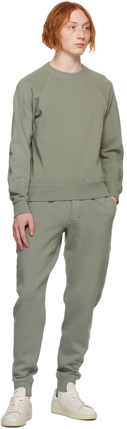 Tom Ford Lace-up Sweatpants In Gray
