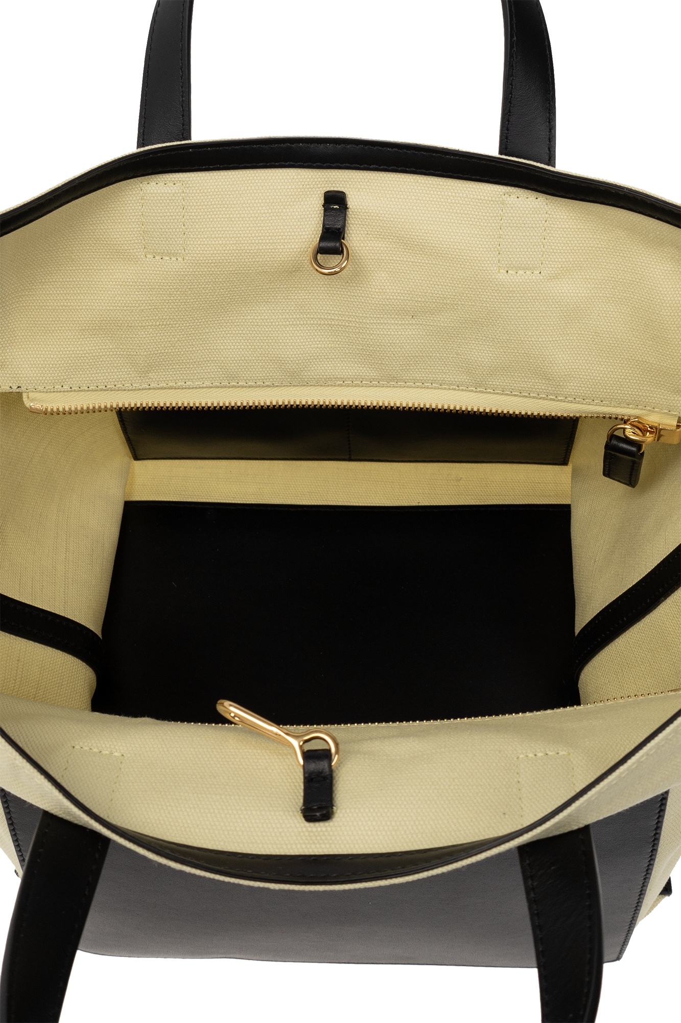 Jil Sander Small Wander Canvas Tote Bag In Black