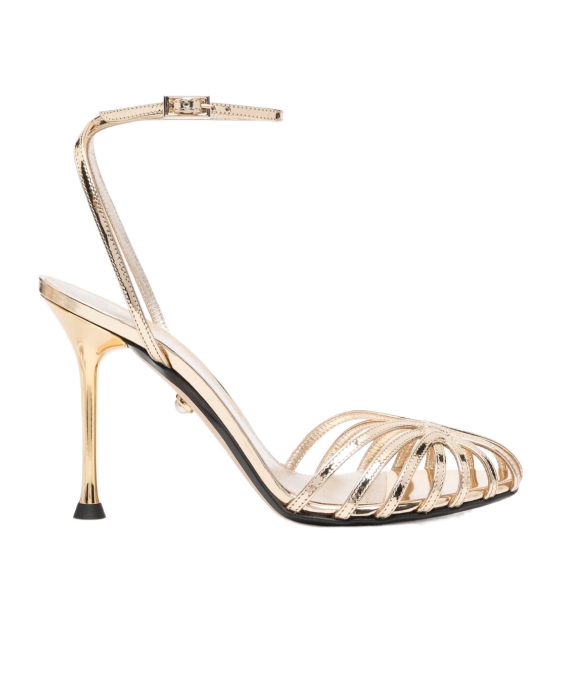 Alev� Cage Stiletto Heel Sandals In Nude
