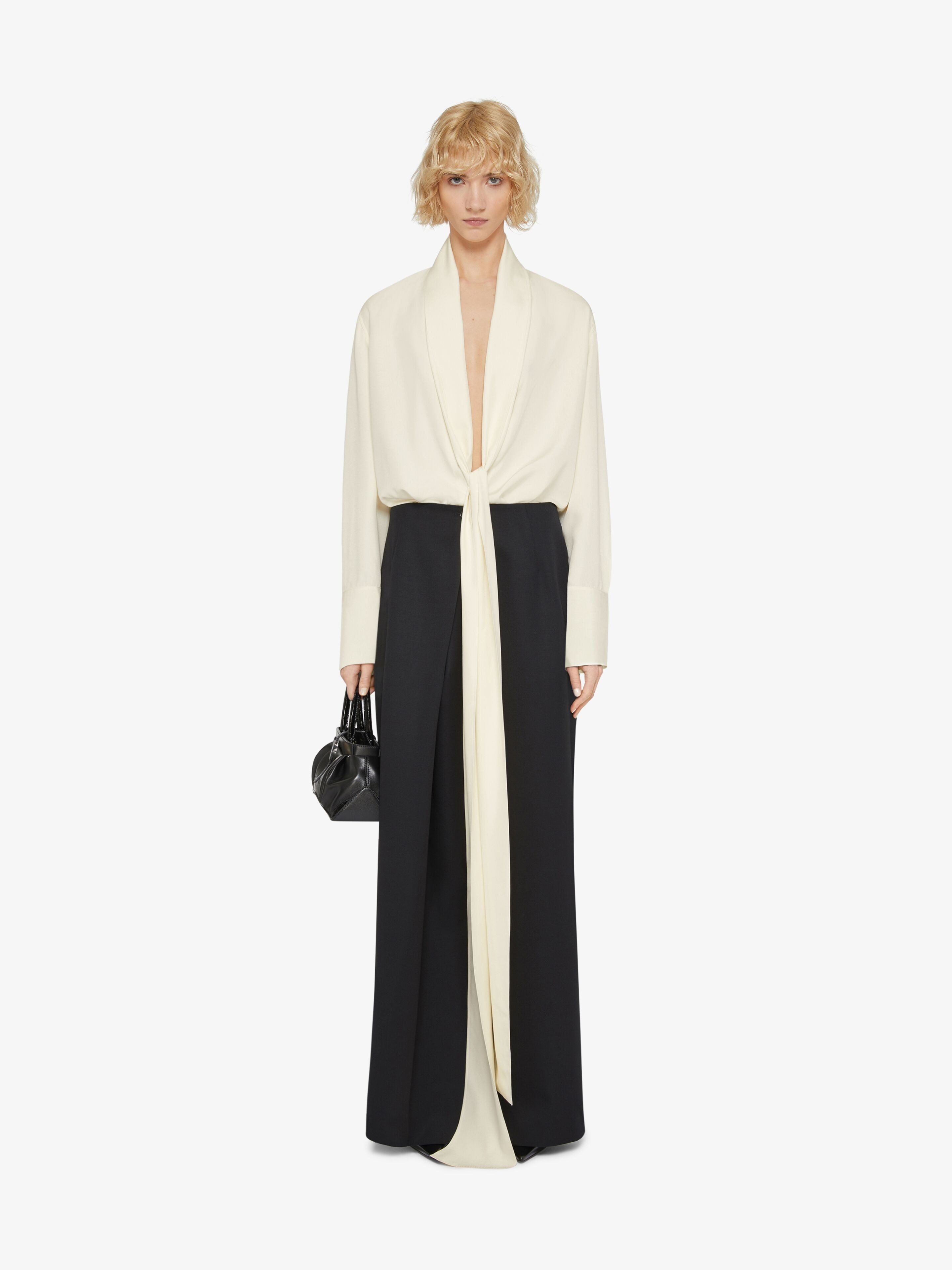 Givenchy Skirt In Wool And Mohair In Black