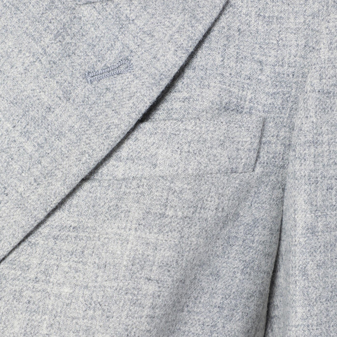 Brunello Cucinelli Wool Jacket Double Breasted Structure Shoulders In Gray