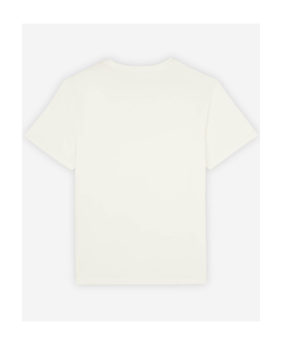 Maison Kitsuné Logo-print Cotton T-shirt In White
