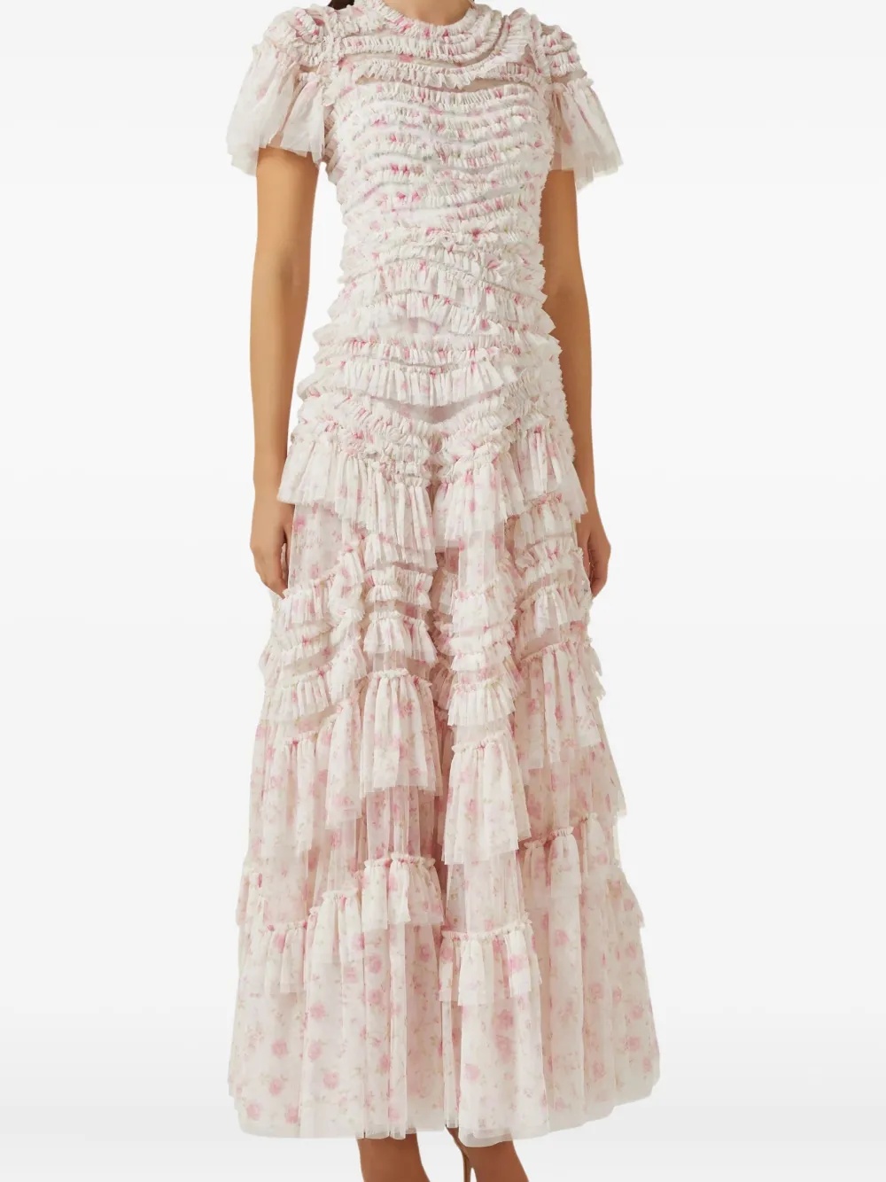 Needle & Thread Rose Ditsy Gown In Pink