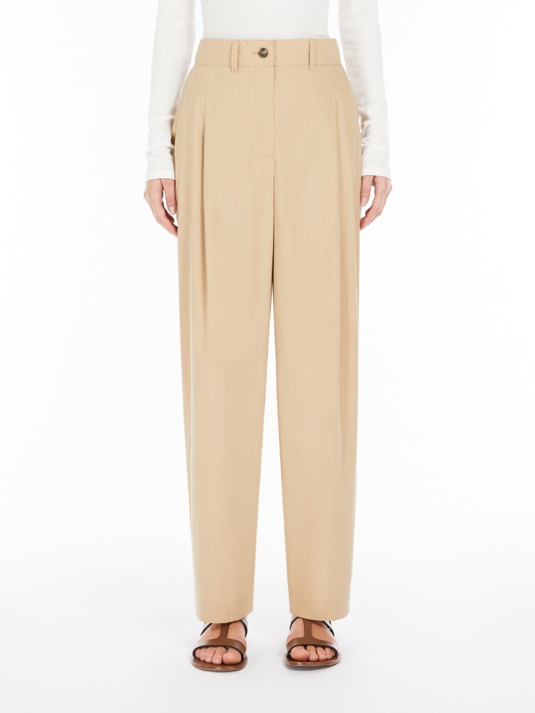 Weekend Max Mara Artur 1234 Straight-leg Pants In Beige